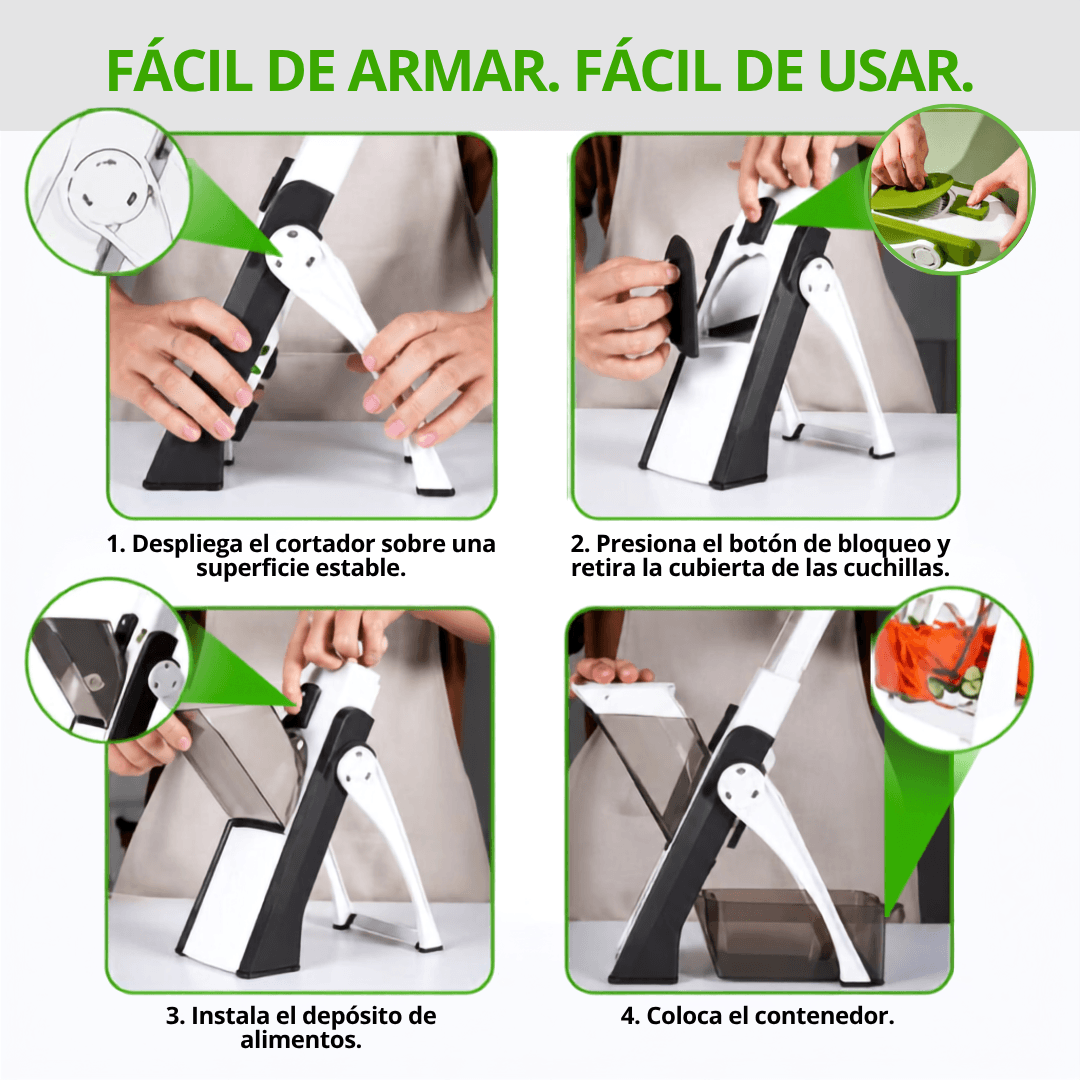 SLICE MATE™ — Cortador de Verduras Rápido y Multifuncional
