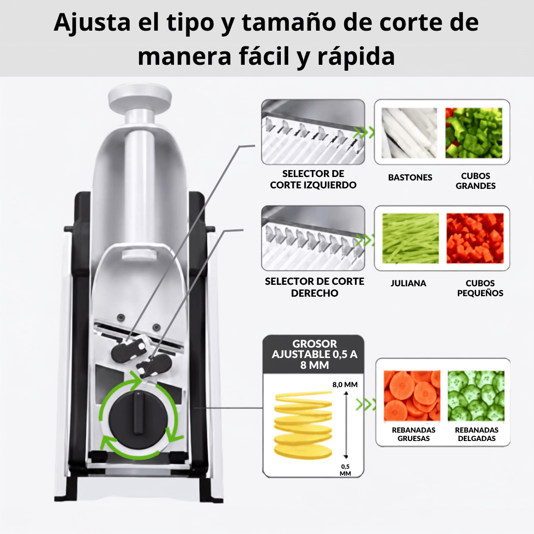 SLICE MATE™ — Cortador de Verduras Rápido y Multifuncional